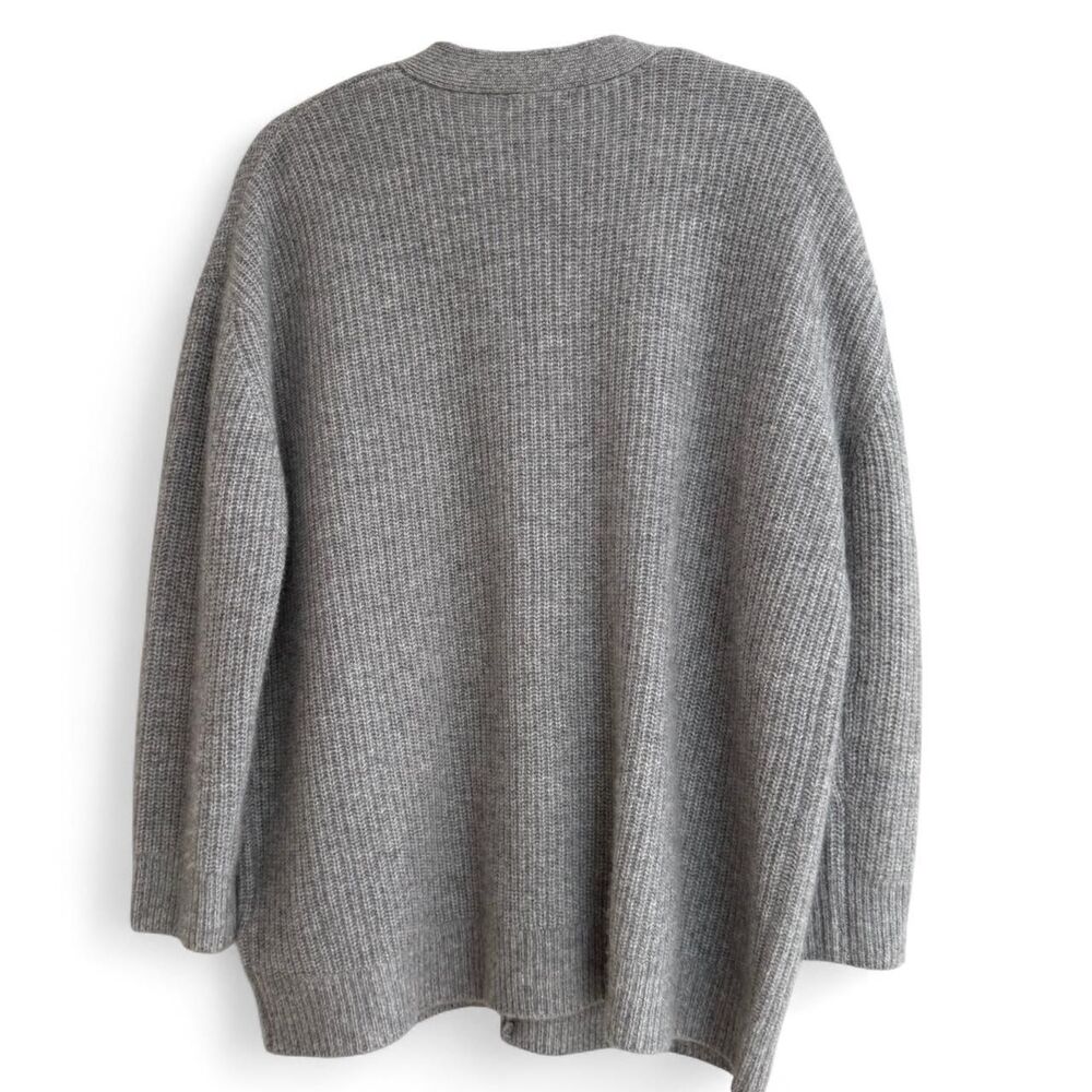 Quince Mongolian Cashmere Oversized Boyfriend Cardigan Sweater Size XS - Picture 2 of 7